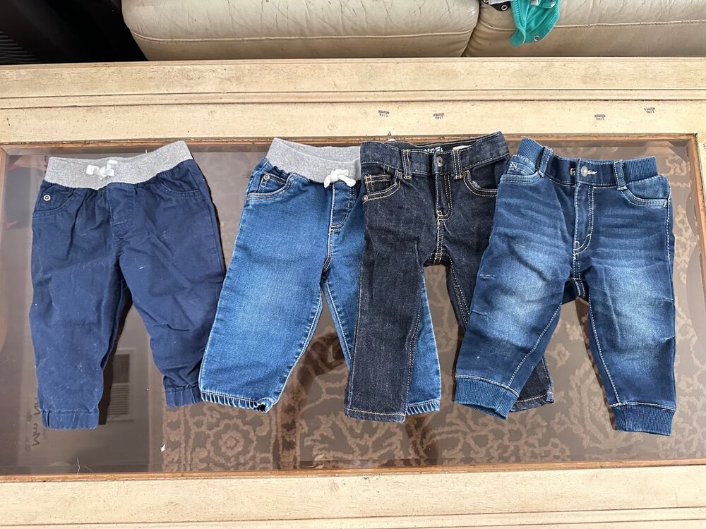 Bundle of Boys Pants 9 Months - Denim, Casual, Great Condition